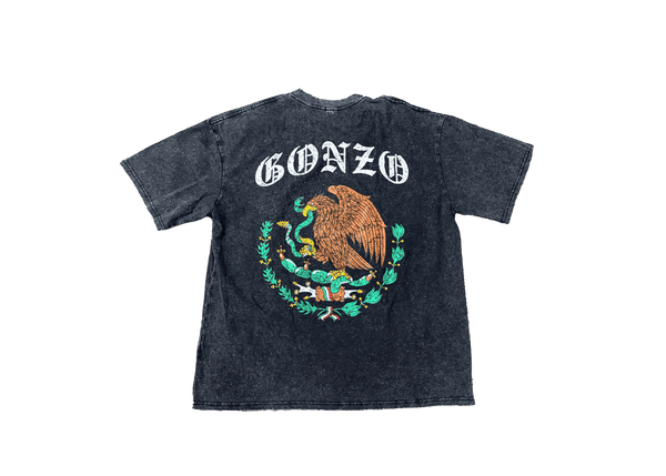 "VLR" FADED BLACK T-SHIRT