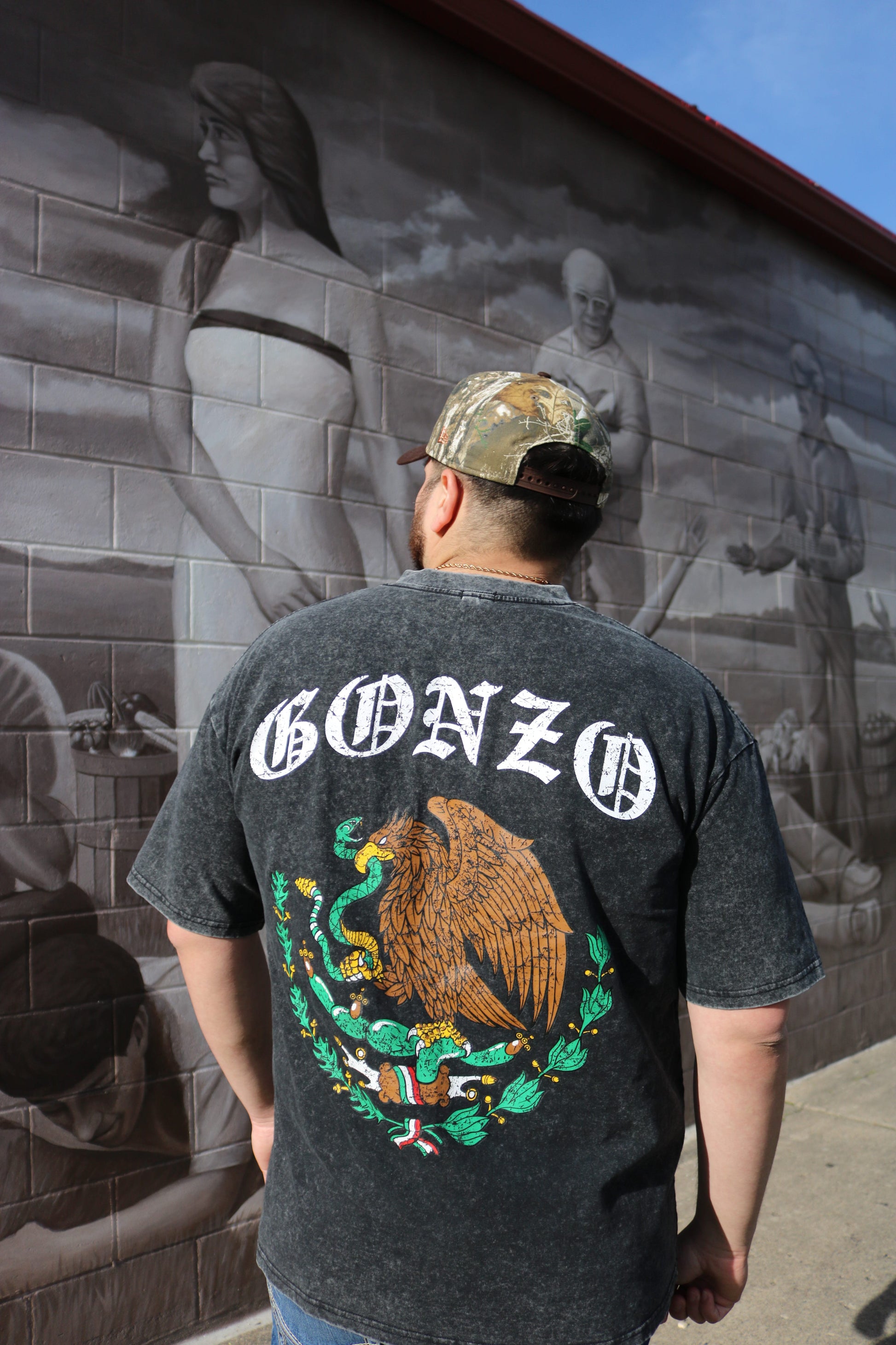 "VLR" FADED BLACK T-SHIRT