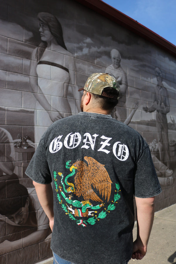 "VLR" FADED BLACK T-SHIRT