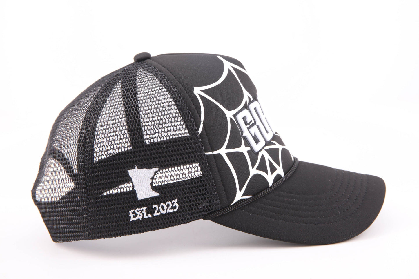 "SPIDERWEB" TRUCKER HAT