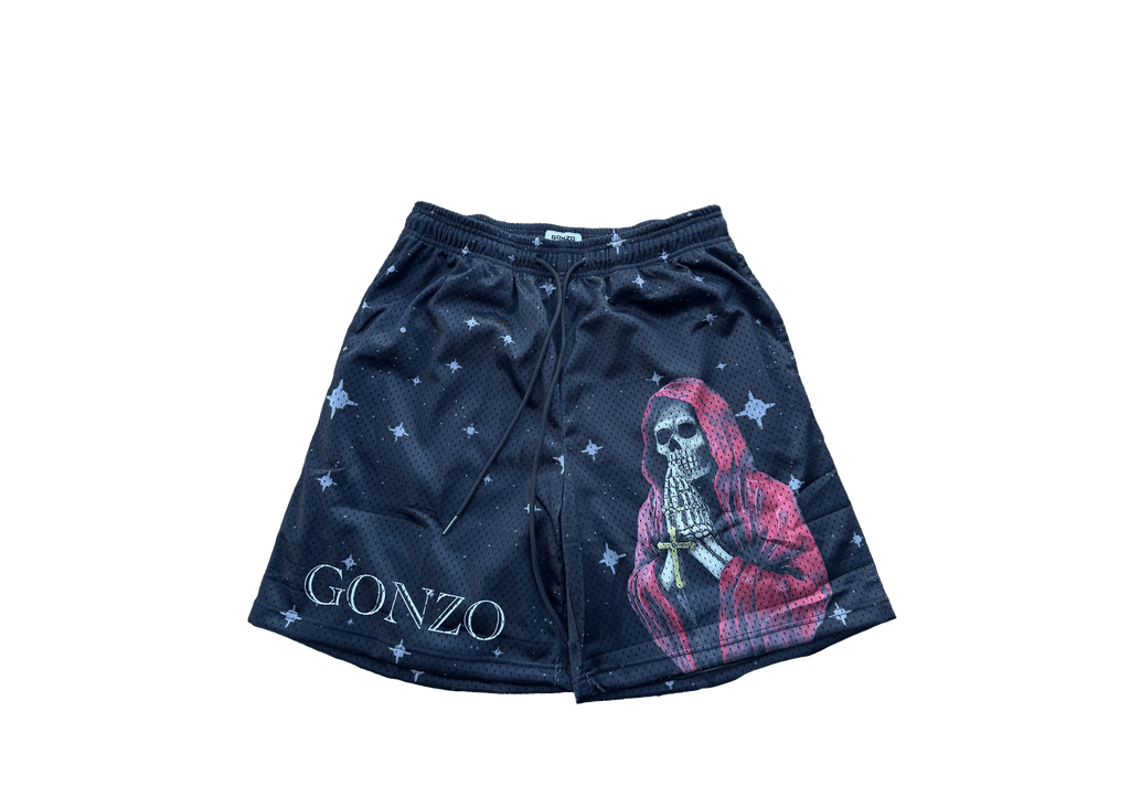 "SANTA MUERTE" SHORTS