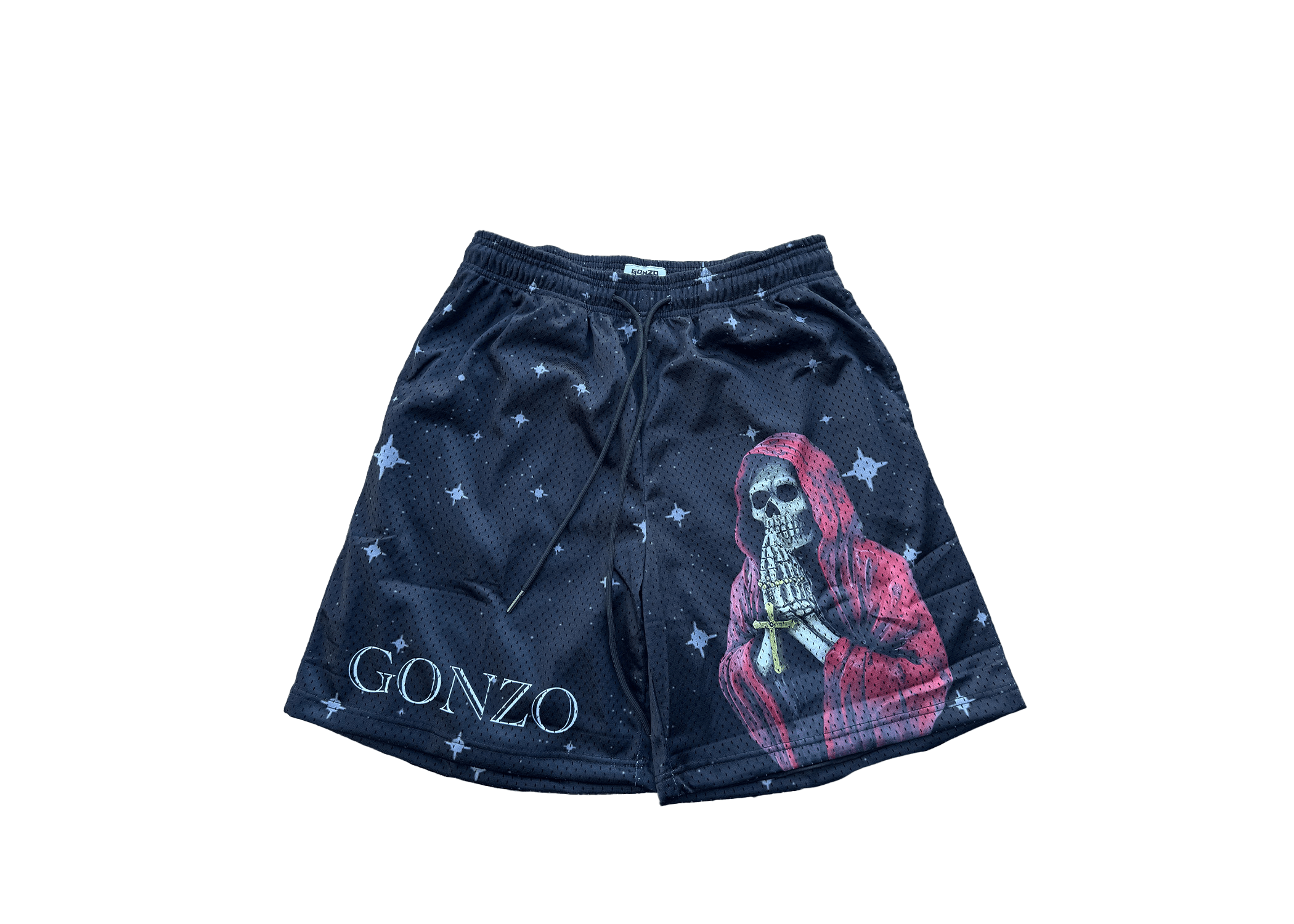 "SANTA MUERTE" SHORTS