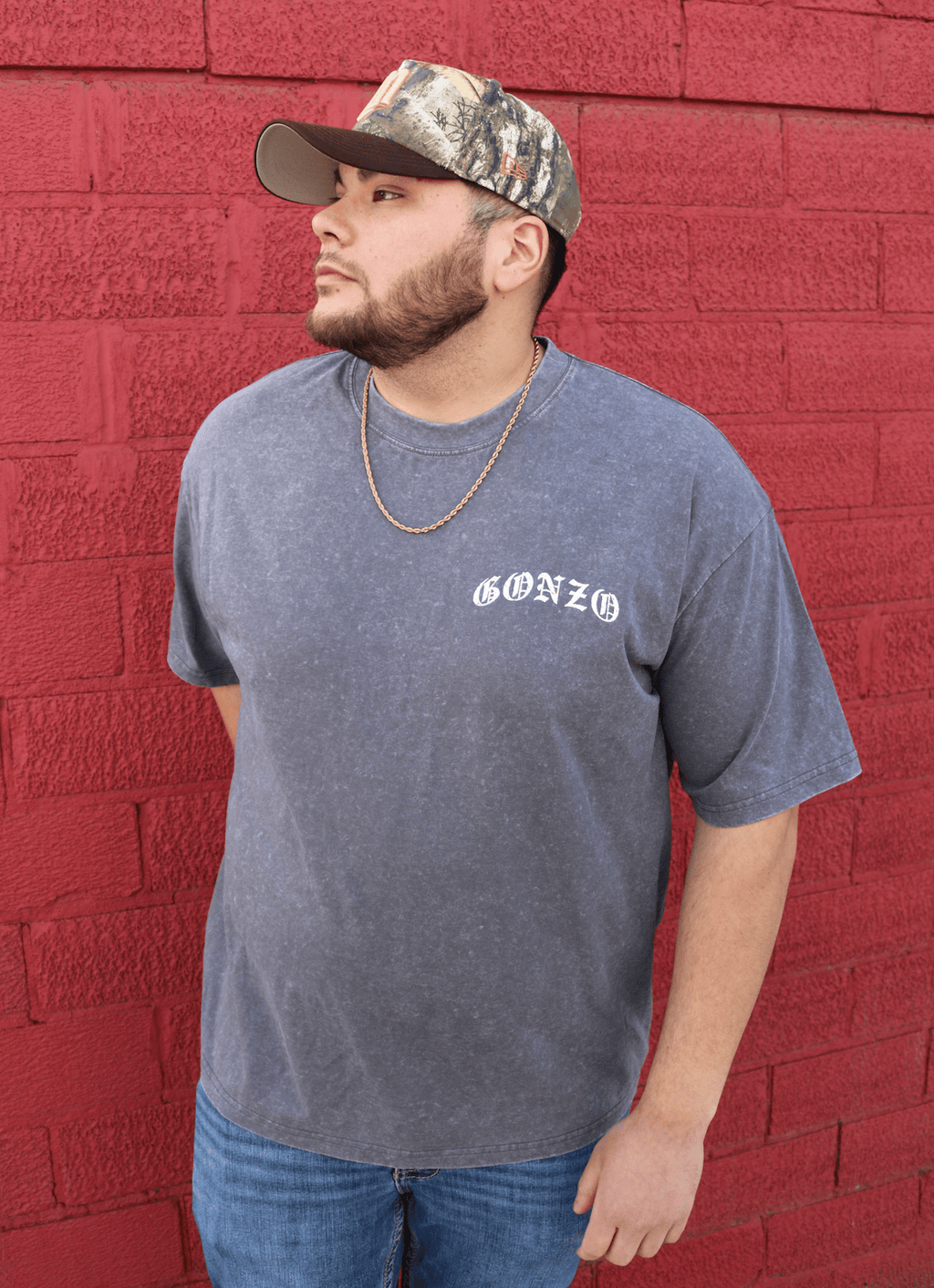 "VLR" FADED GREY T-SHIRT